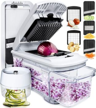 3. Fullstar Mandoline Slicer Spiralizer Vegetable Slicer