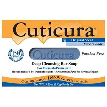 4. Cuticura Deep Cleansing Face and Body Soap