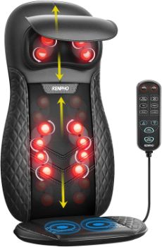 #4. RENPHO Shiatsu Massage Chair Pad