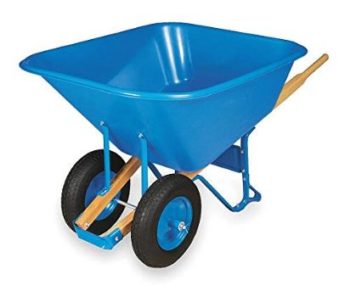 4. Wheelbarrow, Poly, 10 Cu. Ft, Pneumatic