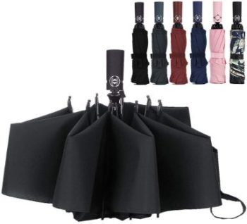 5. LANBRELLA Windproof Travel Umbrella