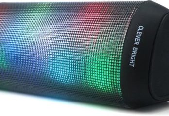 #6. CLEVER BRIGHT LED Bluetooth Speaker