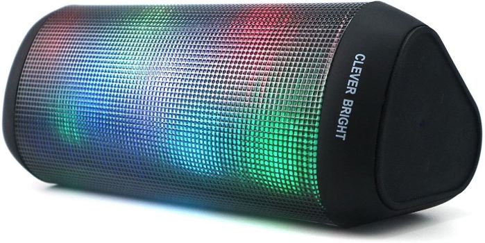 #6. CLEVER BRIGHT LED Bluetooth Speaker