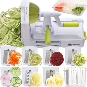 7. Brieftons 7-Blade Spiralizer, Heaviest Duty 