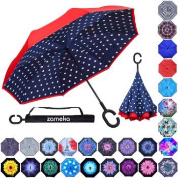 7. Z ZAMEKA Double Layer Inverted Umbrellas