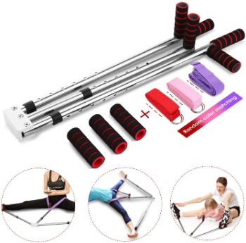 8. emdaot Leg Stretcher 3 Bar Leg Split Stretching Machine