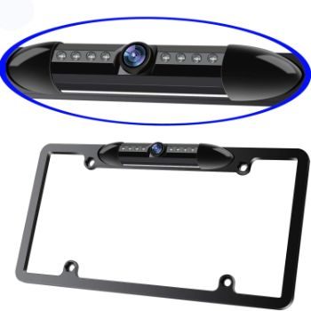 #7 License Plate Frame Backup Camera