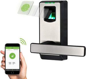 7. ZKTeco Biometric Door Lock Fingerprint Lock with Bluetooth