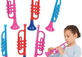 5. ArtCreativity 13 Inch Plastic Trumpets