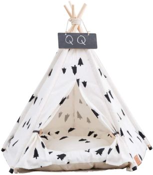 9. Arkmiido Dog Teepee Bed