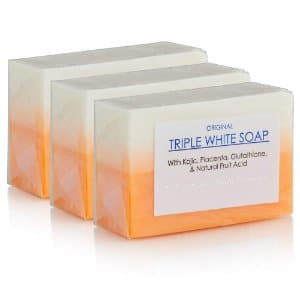 16. 3 Bars of Kojic Acid, Placenta, Glutathione Triple Whitening-Bleaching Soap