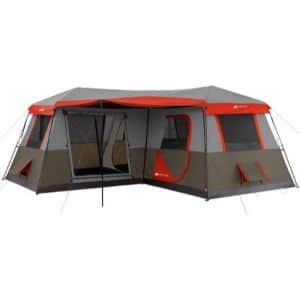 2. Ozark Trail Instant L-shaped tent