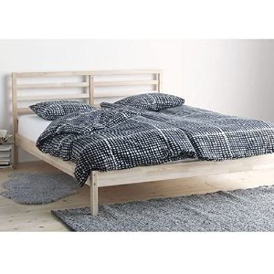 8. IKEA Tarva Full-Size Bed Frame Solid Pine Wood Brown