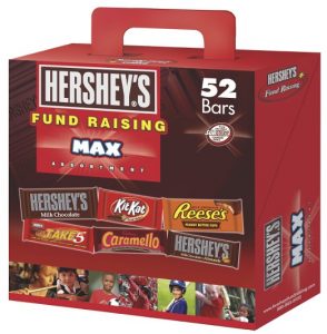 10. Hershey’s Assortment, Fund Raising Max