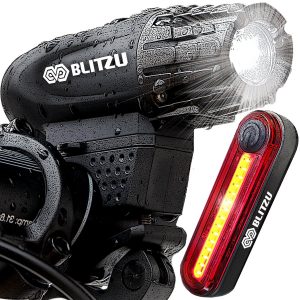 10. Blitzu Gator 320 PRO Bicycle Light Set