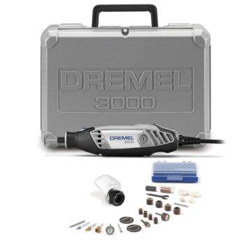 4. Dremel 3000-1/25 Variable Speed Rotary Tool Kit