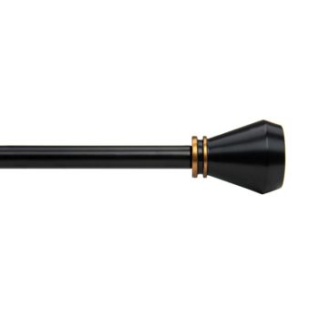 4. Sheffield Home, AMG, and Enchante Accessories, Elegant Flare Curtain Rod