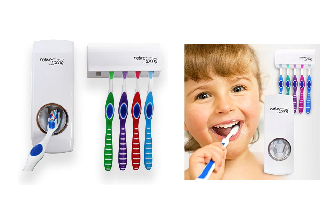 Wall Mounted Toothbrush Holder