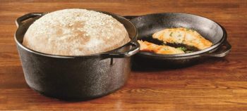 7. Lodge L8DD3 5-Quart Cast-Iron Double Dutch Oven