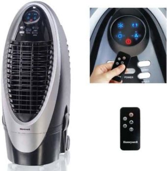 #1. Portable Evaporative Cooler, Fan & Humidifier With Carbon Dust Filter