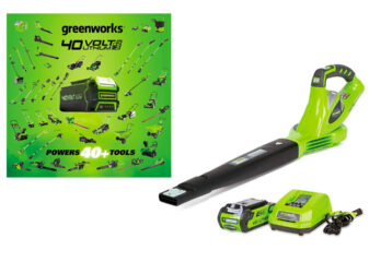 1. GreenWorks 24252 G-MAX 40V 150 MPH Variable Speed Cordless Blower