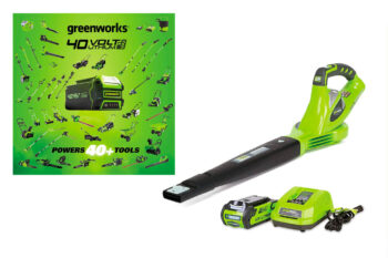 1. GreenWorks 24252 G-MAX 40V 150 MPH Variable Speed Cordless Blower