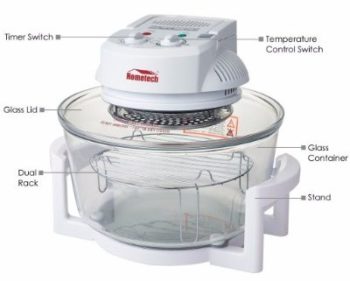 #1. 12-Quart Halogen Infrared Conventional Oven, 12000W