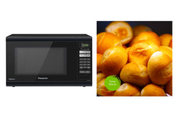 2. Panasonic NN-SN651BAZ Black 1.2 Cu. Ft Countertop Microwave Oven