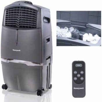 #3. Portable Evaporative Cooler, Fan & Humidifier With Ice Compartment & Remote