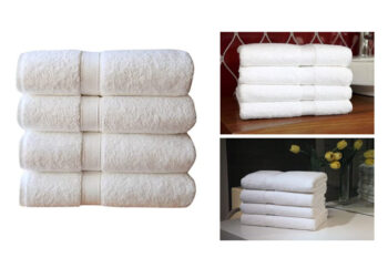 4. Linum white Towel