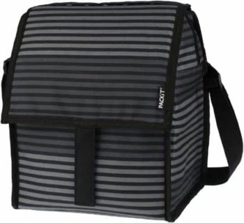 #5. Freezable Deluxe Large Lunch Bag with Shoulder Strap
