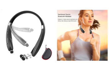 9. Headset Wireless Sweatproof Bluetooth COULAX headphones