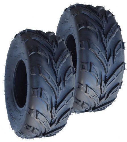 Pair of 2 SunF A021 TT Sports ATV UTV Dirt & Flat Track Tires 25x8-12, 6 PR, Tubeless