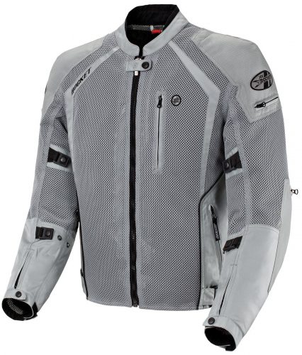 Joe Rocket 1516-4504 Phoenix Ion Men's Mesh Motorcycle Jacket (Silver, Large)