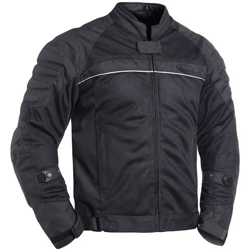 BILT Blaze Mesh Motorcycle Jacket - LG, Black