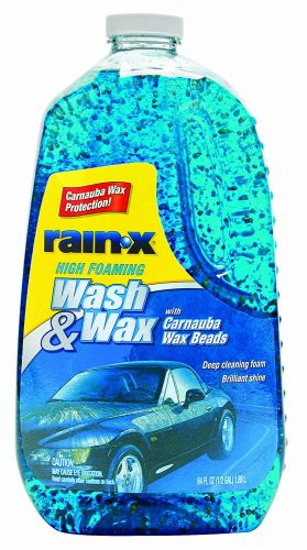 Rain-X 5077557 Wash and Wax with Carnauba Wax Beads - 64 fl oz.
