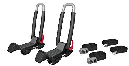 Yakima JayLow Folding J-Cradle Rooftop Kayak Rack with Tie-Downs